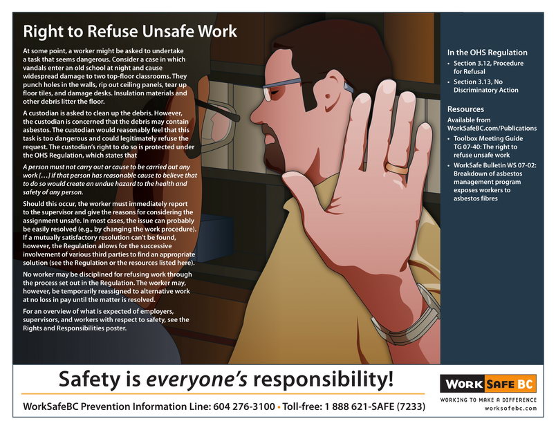 Right to refuse unsafe work II