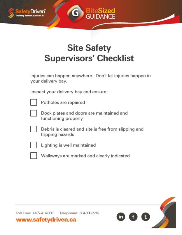 Site-Safety-Supervisors-Checklist