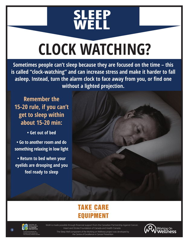 Sleep Well Poster - Clock Watching