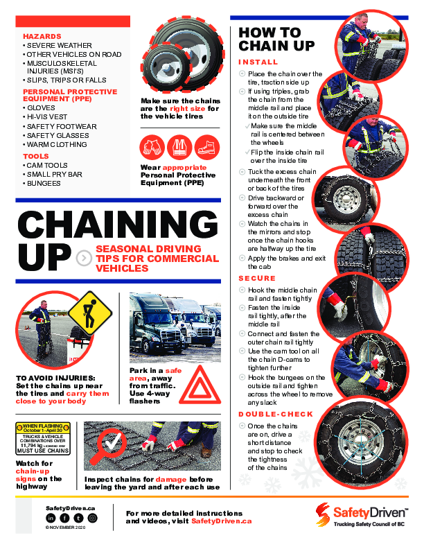 How to Put on Tire Chains